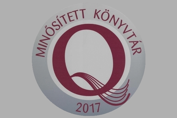 Minősített könyvtár cím logó