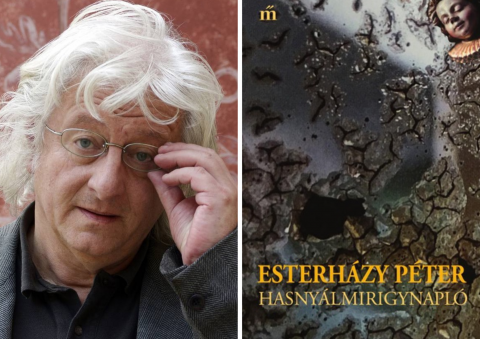 A szerző fotója és a könyv borítója