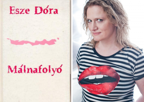 A szerző fotója és a könyv borítója