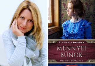 a szerző fotója és a könyv borítója