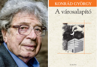 a szerző fotója és a könyv borítója