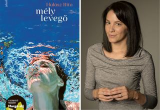 A szerző és a könyv borítója