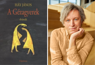 A szerző és a könyv borítója