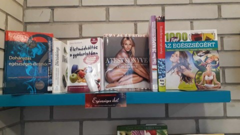 A kihelyezett könyvek a Témánál vagyunk polcon