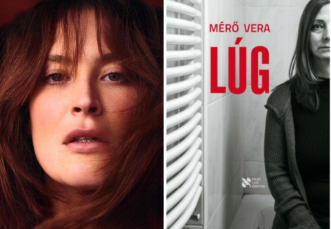 a szerző fotója és a könyv borítója