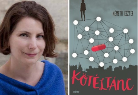 a szerző fotója és a könyv borítója