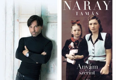 a szerző fotója és a könyv borítója