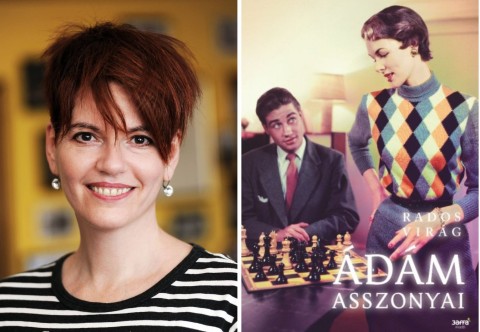 A szerző fotója és a könyv borítója