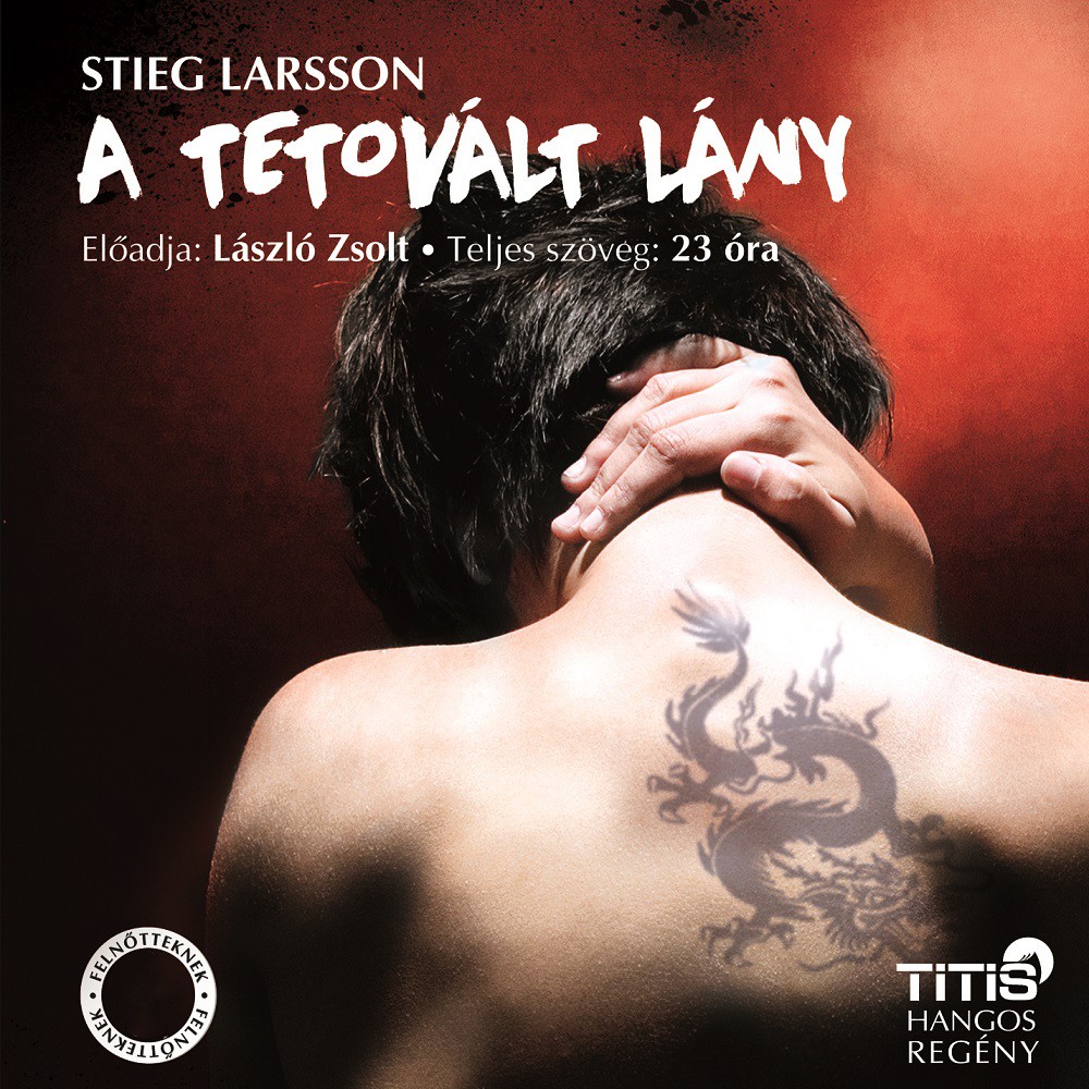 A hangoskönyv borítója