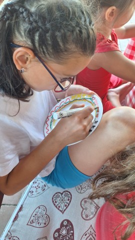 Az alkotás hevében