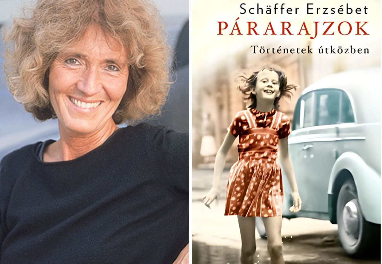 A szerző fotója és a könyv borítója