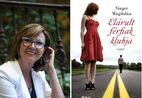 A szerző fotója és a könyv borítója