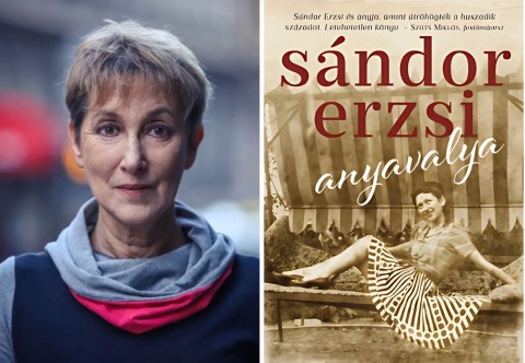 A szerző fotója és a könyv borítója