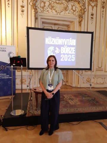 Riczu Anikó könyvtáros prezentációja