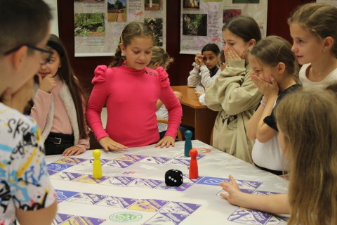 Izgalmas társasjátékozás.