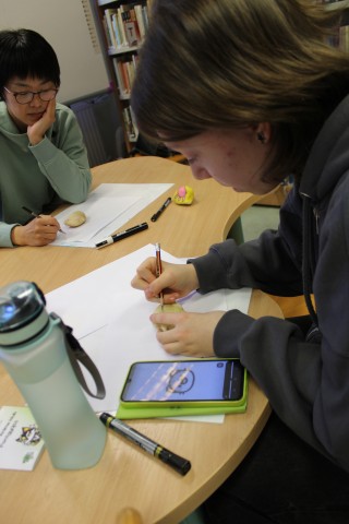 Kavics festés folyamata