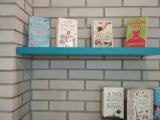 A kihelyezett könyvek a Témánál vagyunk polcon