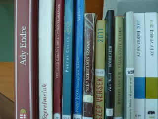 A kihíváshoz kihelyezett könyvek könyvtárunkban