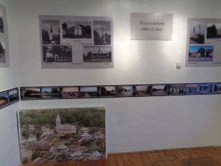 A Tiszaszederkény akkor és most című időszaki kiállítás egy részlete