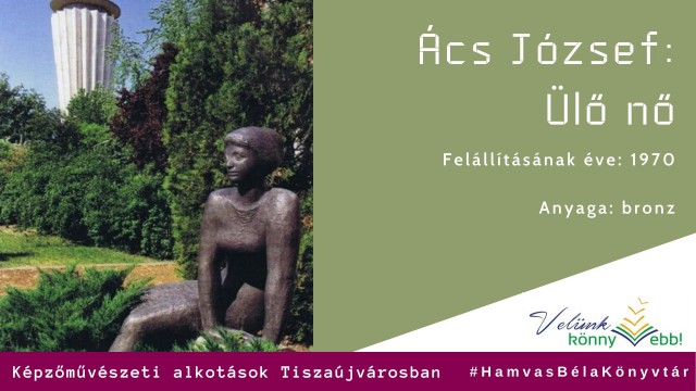 Ács József: Ülő nő