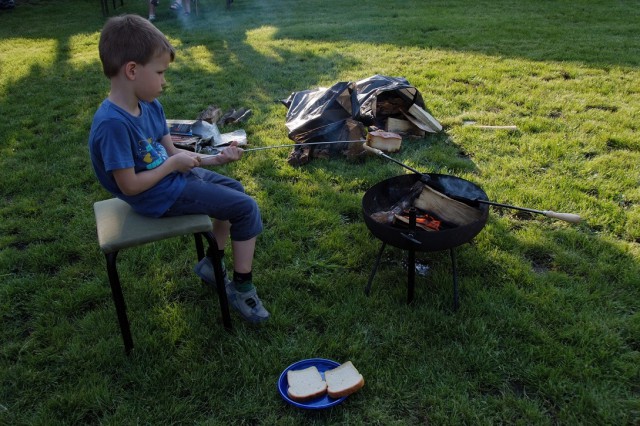 Nyárs party - szalonnasütés