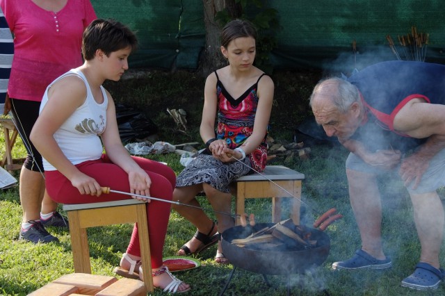 Nyárs party - szalonnasütés