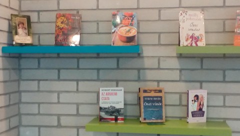 A kihelyezett könyvek a Témánál vagyunk polcon