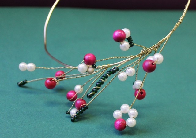 A koszorú elkészítésének fázisai