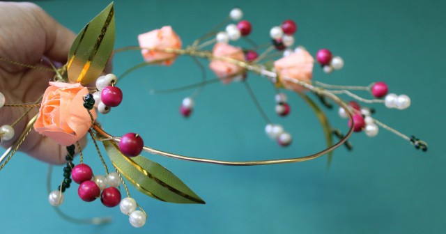 A koszorú elkészítésének fázisai