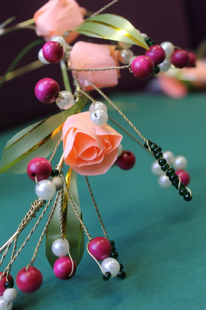 A koszorú elkészítésének fázisai