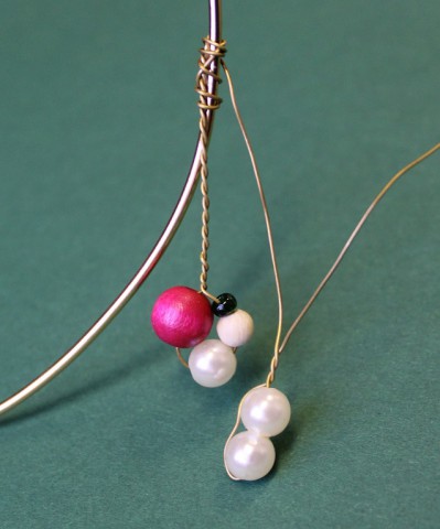 A koszorú elkészítésének fázisai