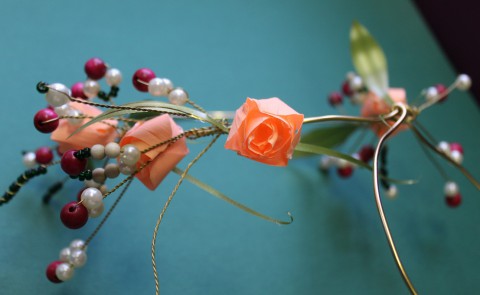 A koszorú elkészítésének fázisai