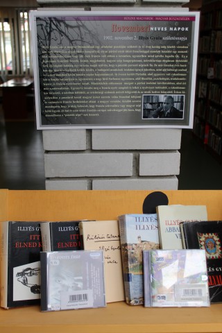 a kölcsönzőtérben kihelyezett könyvek