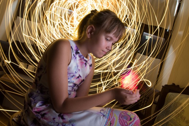 Portrékészítés fényfestéssel