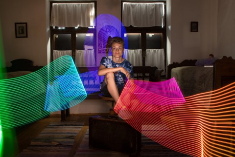 Portrékészítés fényfestéssel