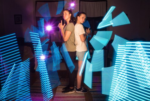 Portrékészítés fényfestéssel