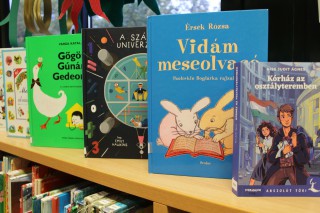 Kihelyezett könyvajánló a gyermekkönyvtárban
