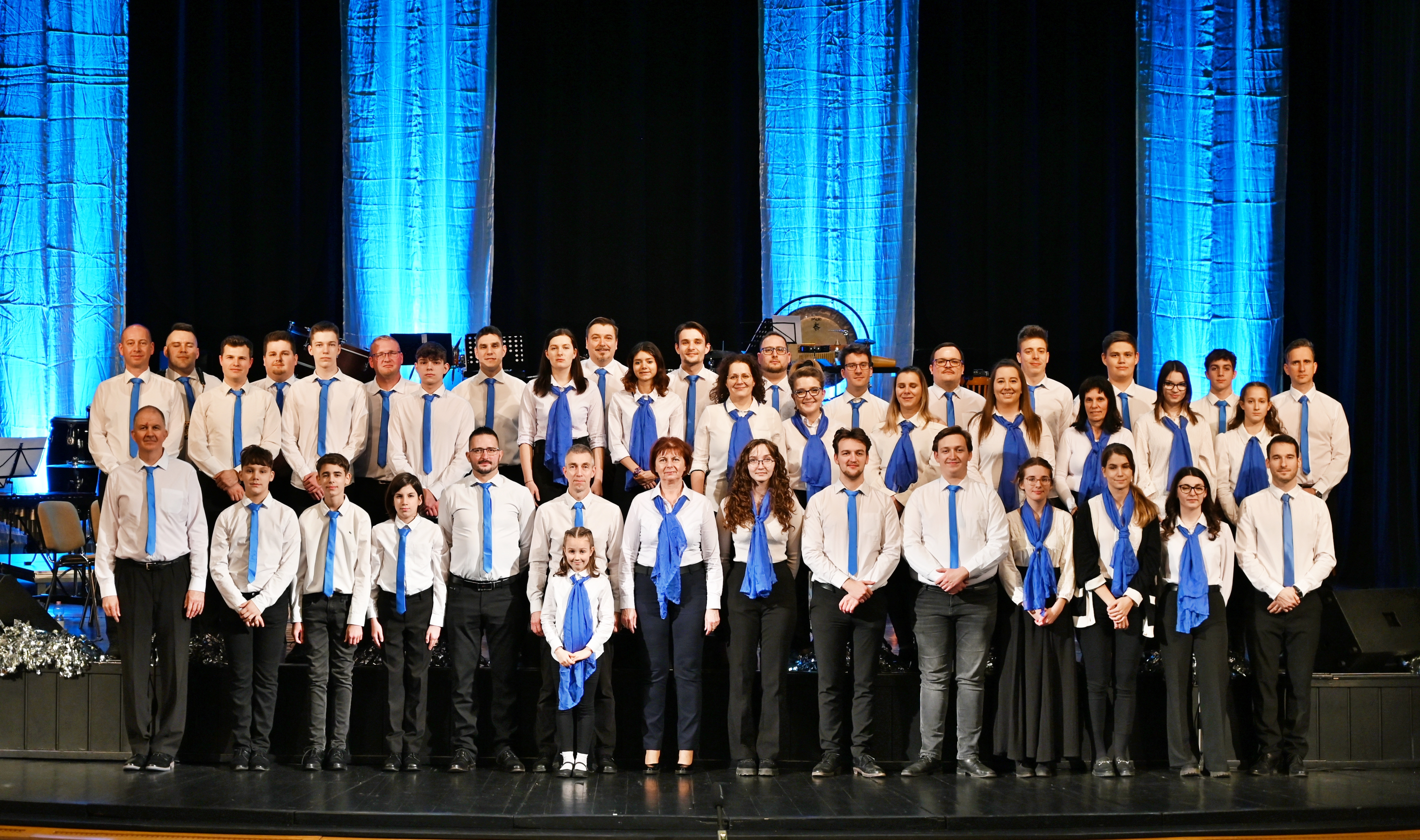 Derkovits Fúvószenekar csoportkép