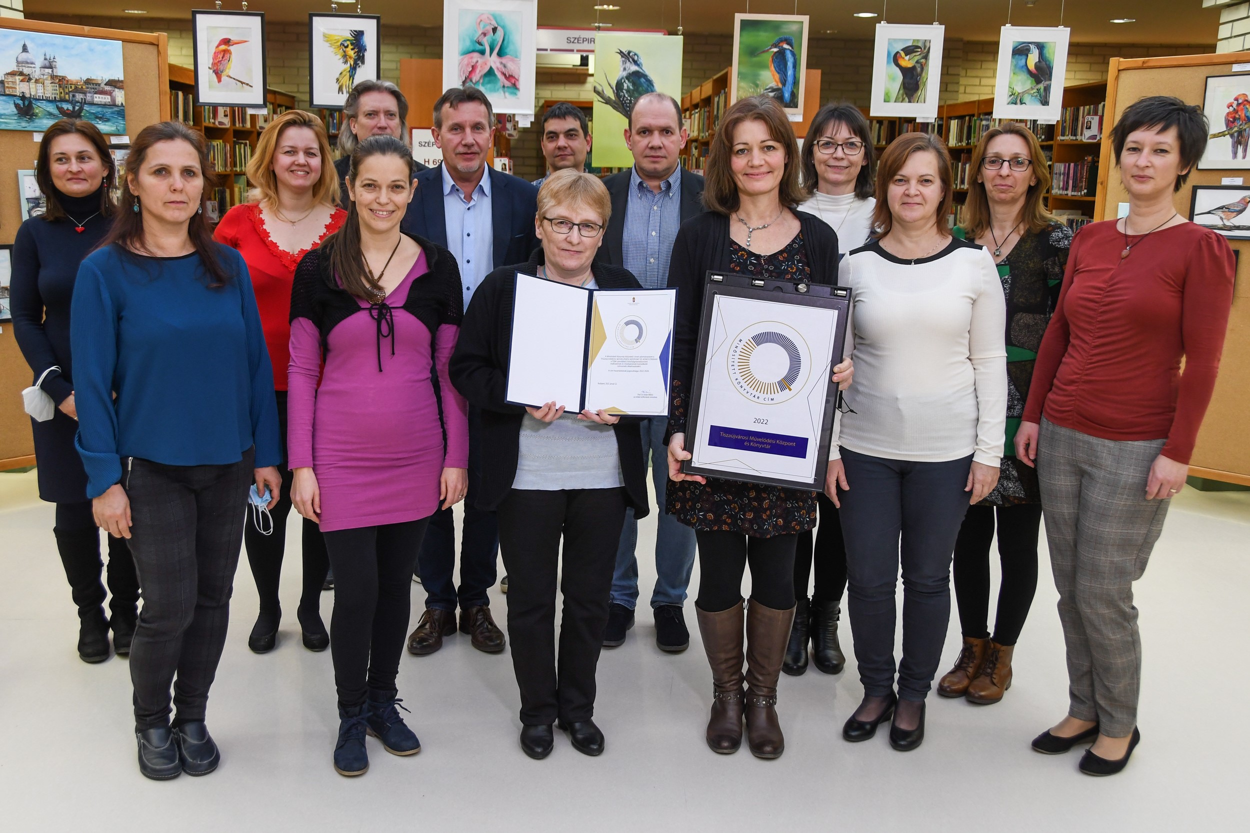 Második alkalommal is elnyertük a Minősített Könyvtár címet