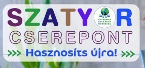 Szatyor cserepont a könyvtárban
